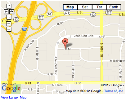 Google map showing Doug Finley's office Location